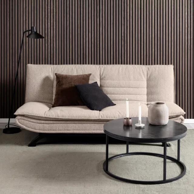 Bendt Slaapbank 'Oliver' Bouclé, kleur Beige