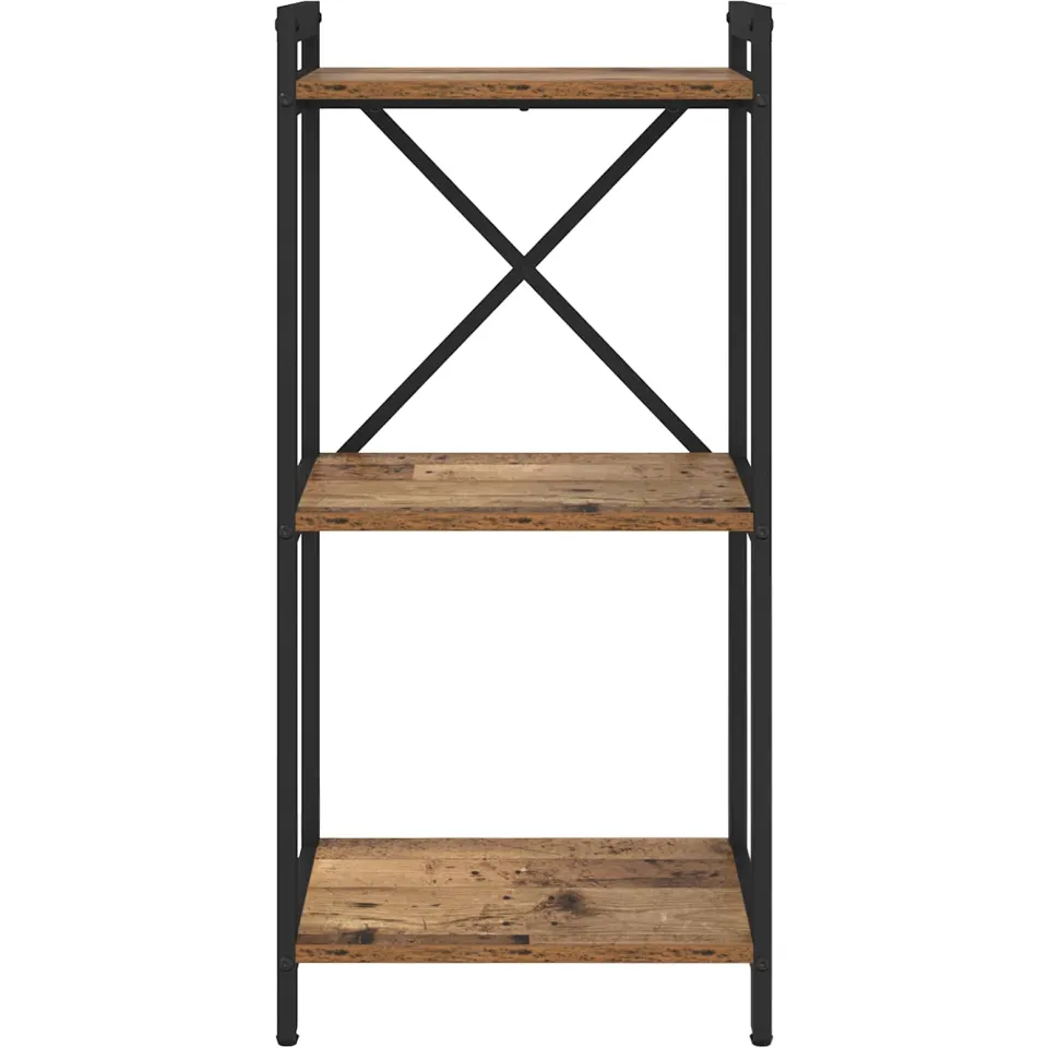 vidaXL Boekenkast 40 x 30 x 85 cm Bewerkt hout Oud hout bruin, foto 3
