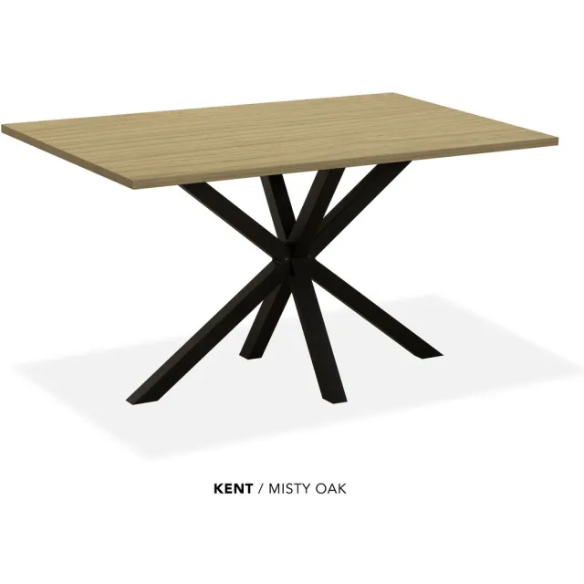 Maxfurn Eettafel | Zeer krasvast | Kleur: Misty oak| Afmeting 190x90cm