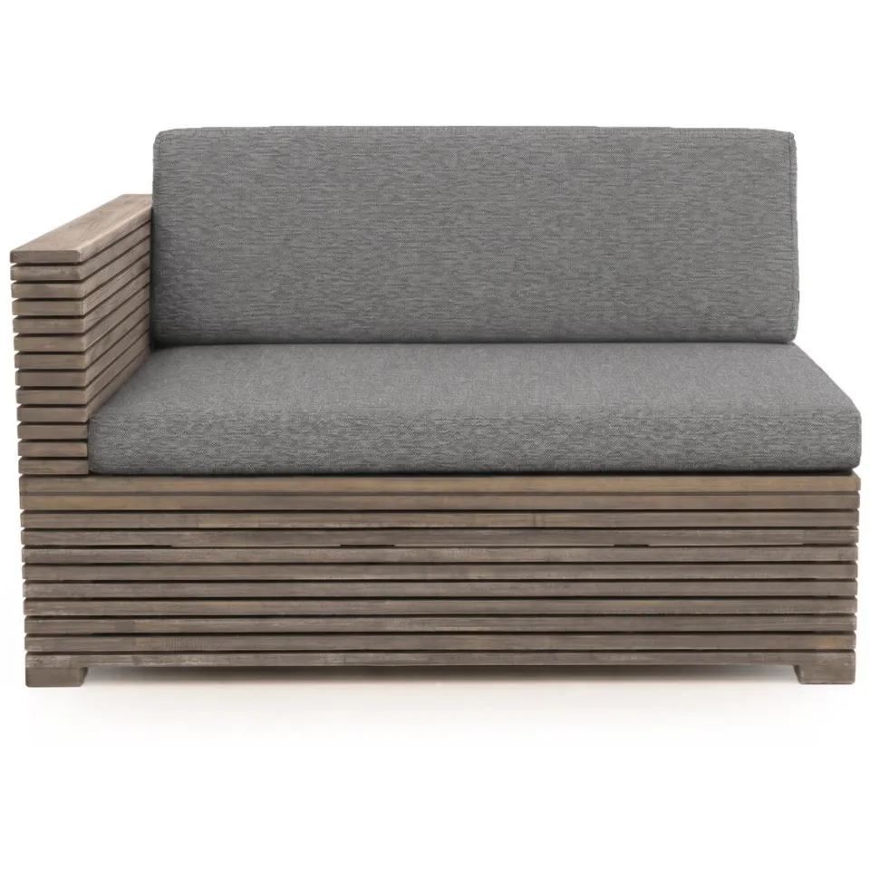 ROUGH Furniture ROUGH-C hoek loungeset 5-delig 6-zits bruin, foto 3