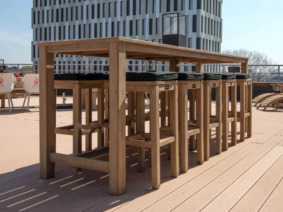 ROUGH Furniture ROUGH-X Barstoel bruin, foto 5
