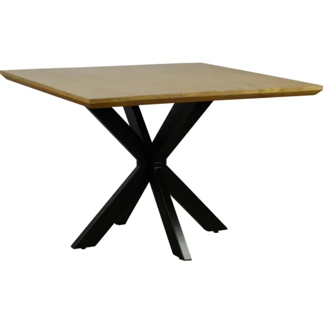 Meubelplaats Eettafel Colorado vierkant mangohout 110x110 cm - Naturel