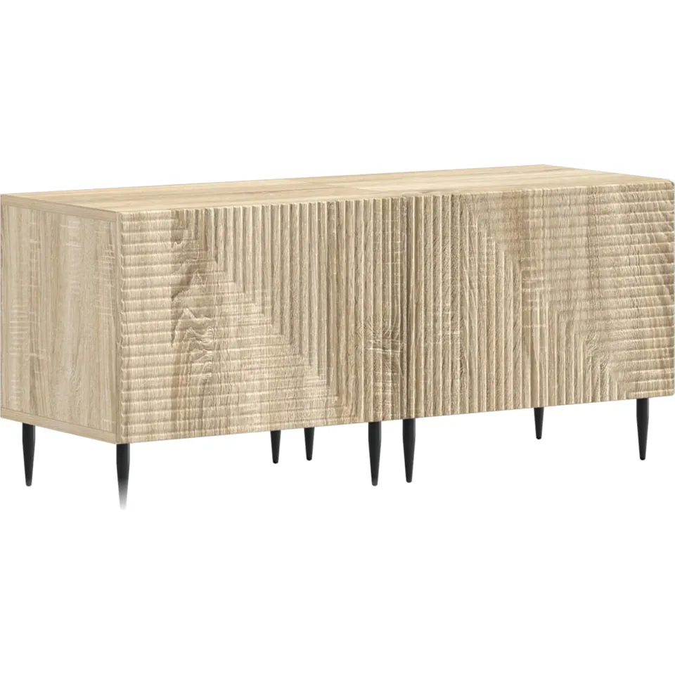 vidaXL 3-delige LED TV-kast Sonoma Eiken Bewerkt hout, foto 4