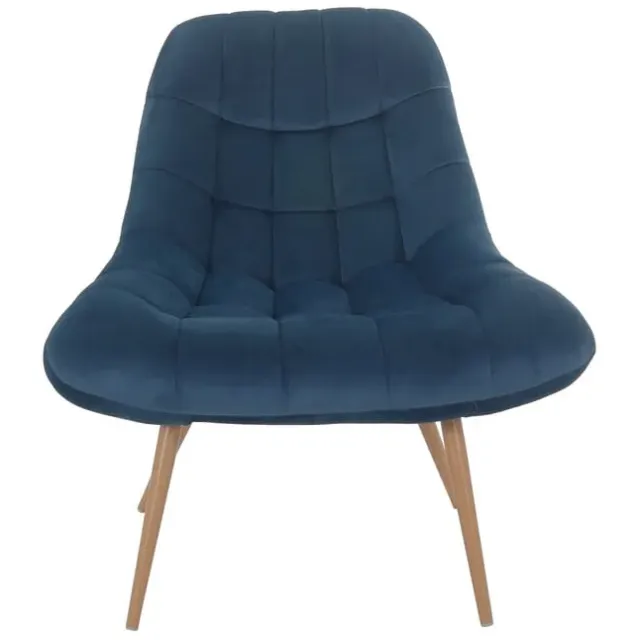 Fauteuil Louis blauw