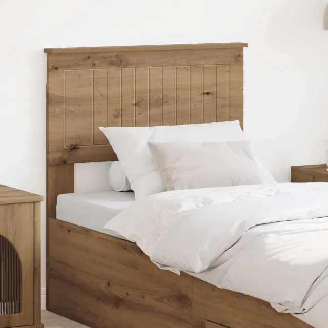 vidaXL Hoofdbord Artisan Eiken Bewerkt hout Bruin