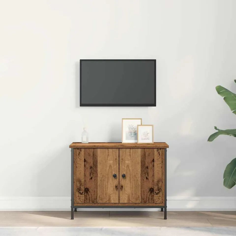 vidaXL TV-kast 60 x 35 x 45 cm Oud Hout Bewerkt hout bruin, foto 4