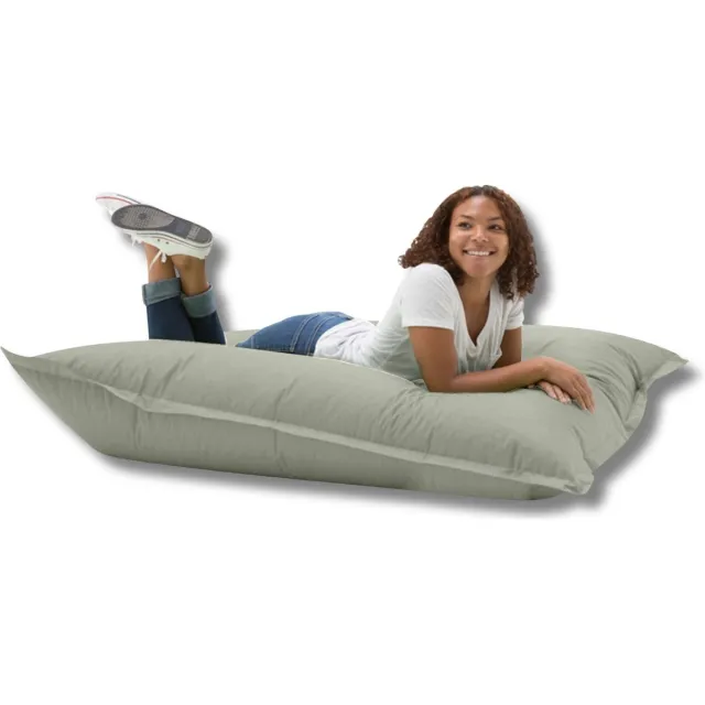 Xoft Living Zitzak Zitkussen - 100x150 - Grijs - Volwassenen & Kinderen