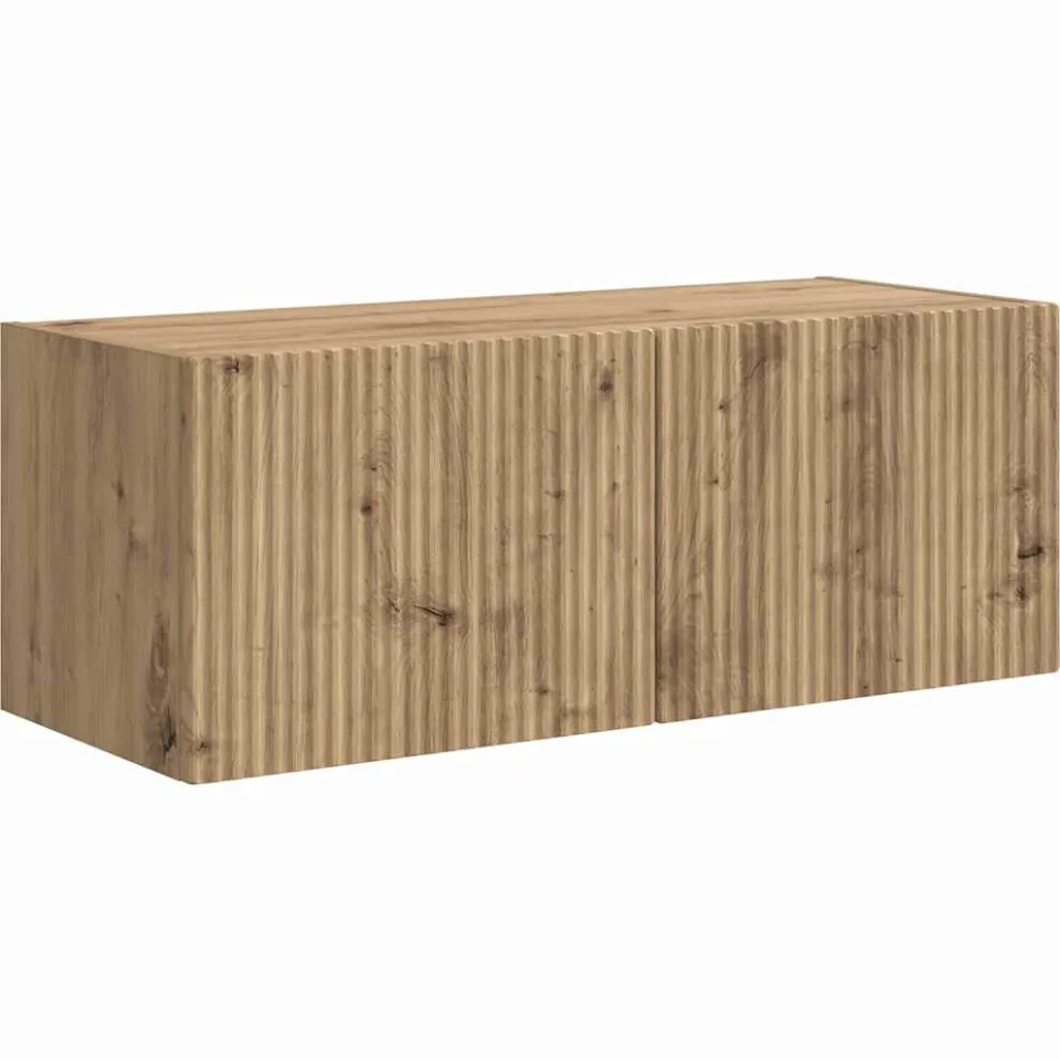 vidaXL TV Wandkast 78,5 x 30 x 29,5 cm Artisanaal eiken Bewerkt hout, foto 3