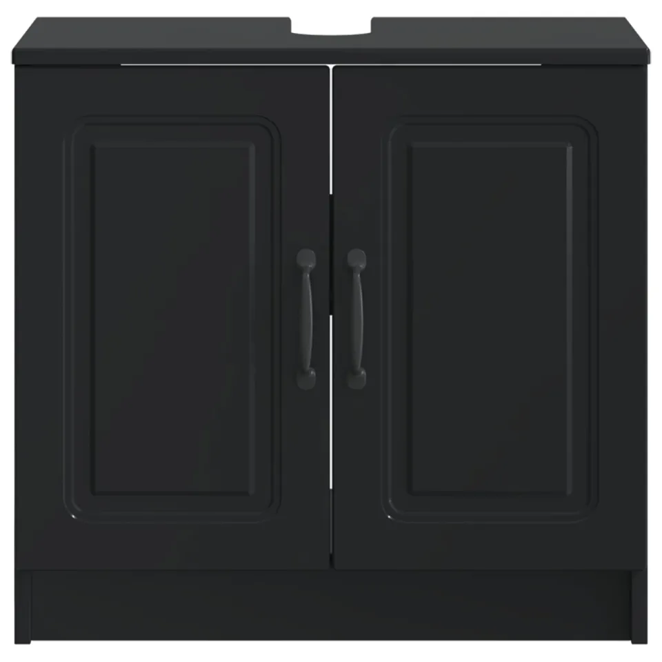 vidaXL Badkamer wastafelkast UTRECHT Zwart 59,5 x 31,5 x 59 cm, foto 4