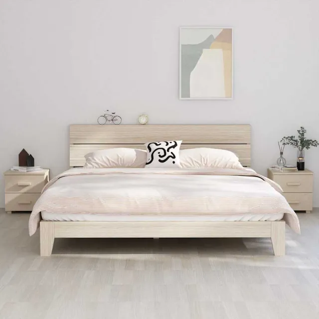 vidaXL Nachtkastjes HAMAR 2 st 40x35x44,5 cm grenenhout honingbruin bruin, foto 2