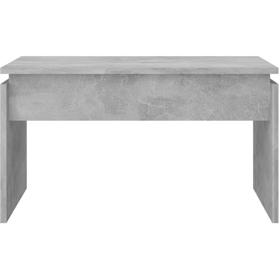 vidaXL Salontafel 68x50x38 cm bewerkt hout betongrijs grijs, foto 4