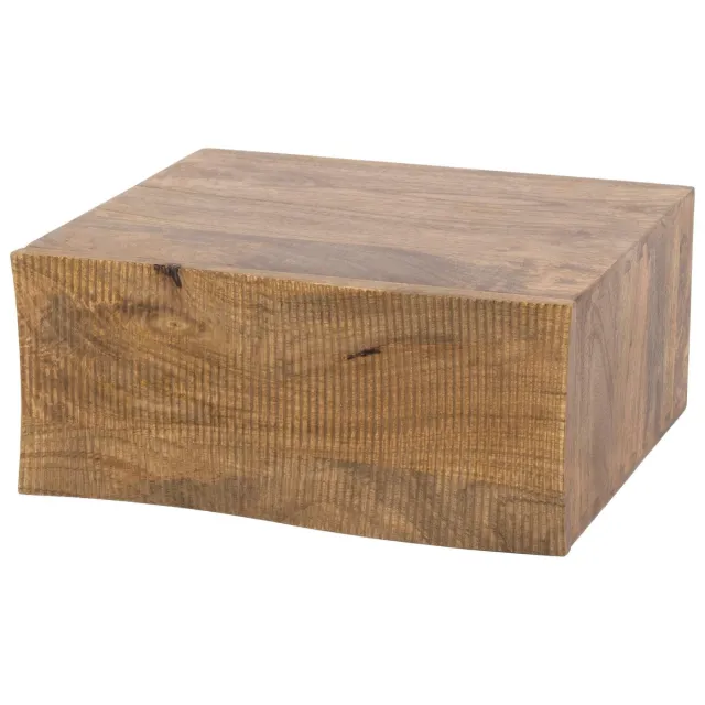 Nest of Nora Nachtkastje Saga - Zwevend met 1 lade - Massief mangohout - Zand Beige