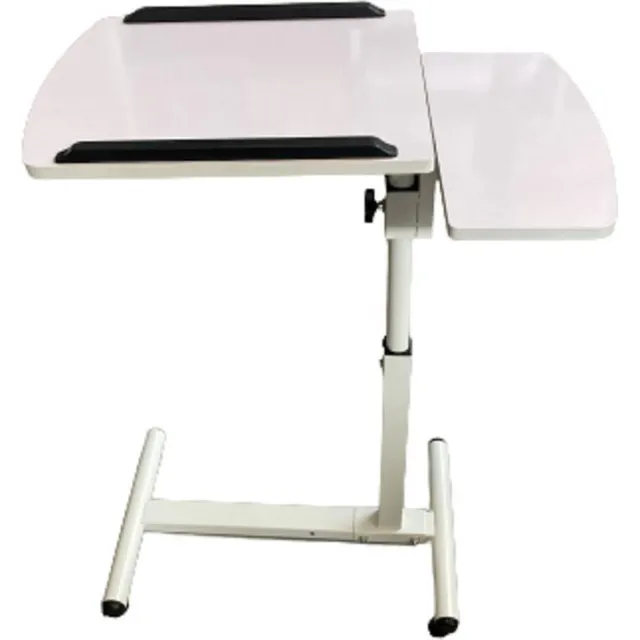 Careline Bedtafel - In hoogte verstelbaar draaibaar frame - Wit