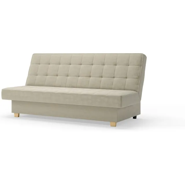 AJE Meubles B.V. Moderne 3-zits slaapbank met slaapfunctie en elegante crème kleur – Slaapbank Belfi - Crème (Twist 01)