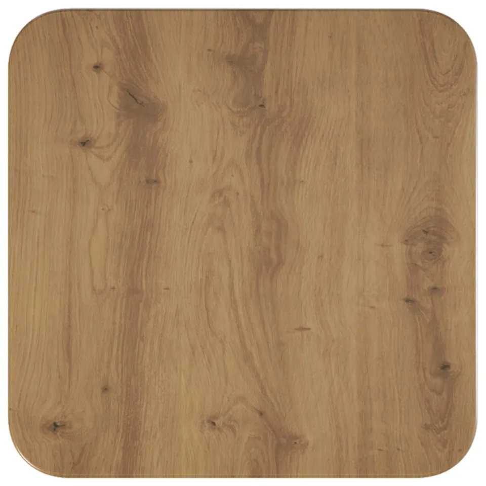 vidaXL Salontafel Artisanaal eiken 40 x 40 x 45 cm Bewerkt hout, foto 4