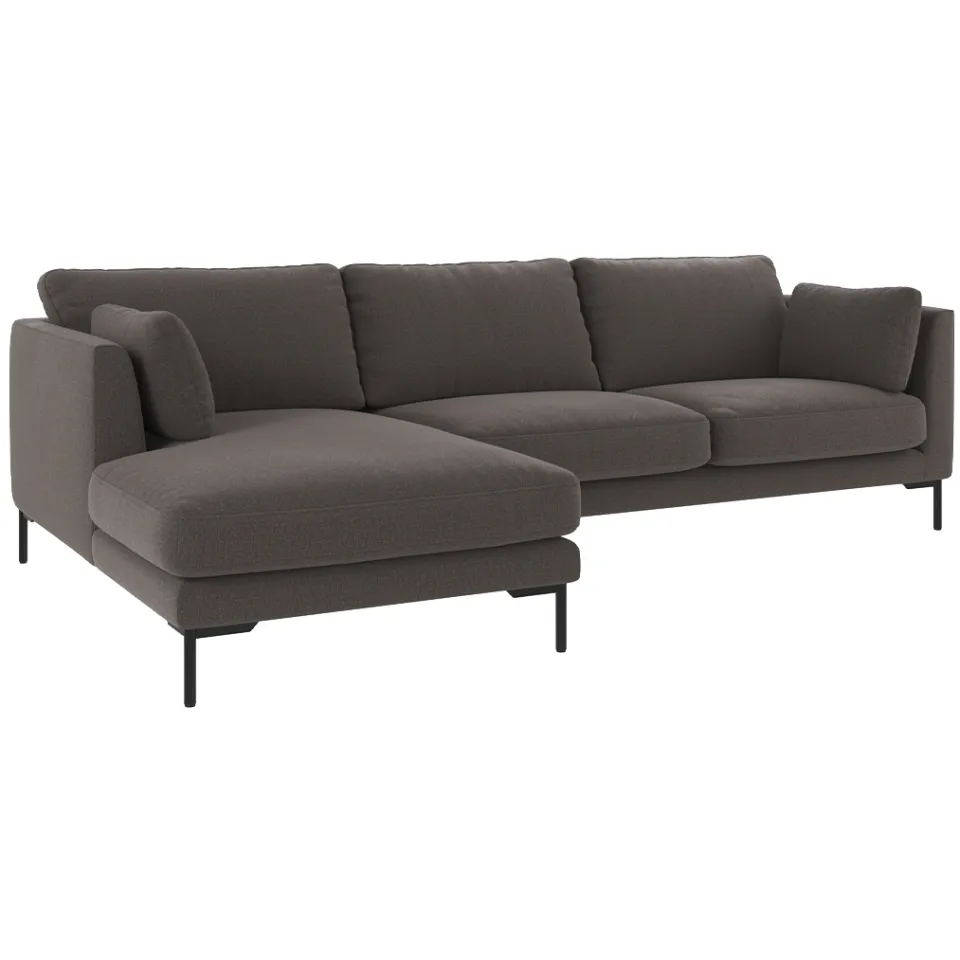 Rowico Home Corwin gestoffeerde hoekbank antraciet - links - 270 cm, foto 2