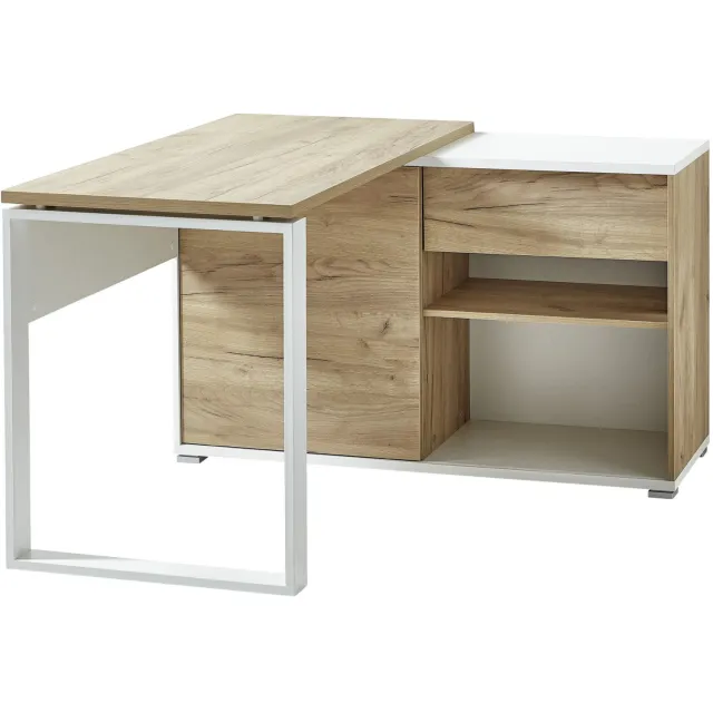 Hoekbureau Kreta Wit