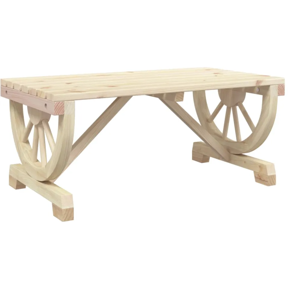 vidaXL Tuintafel 90x50x40 cm massief vurenhout Bruin