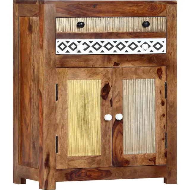 vidaXL Bijzetkast 60x30x75 cm massief acaciahout Bruin