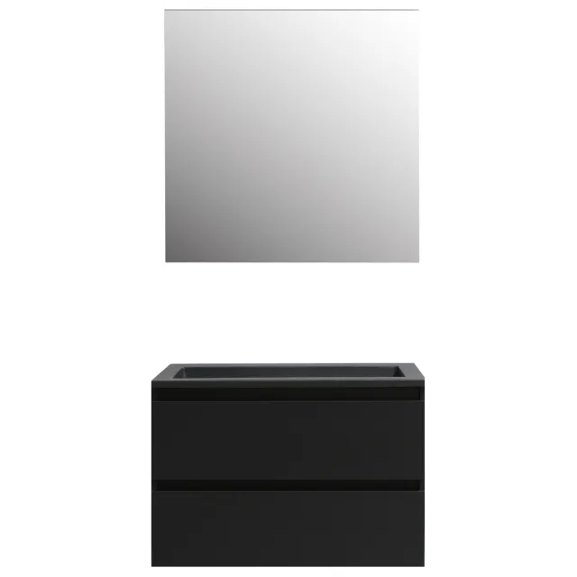 Boss & Wessing Pepper badmeubelset mat zwart