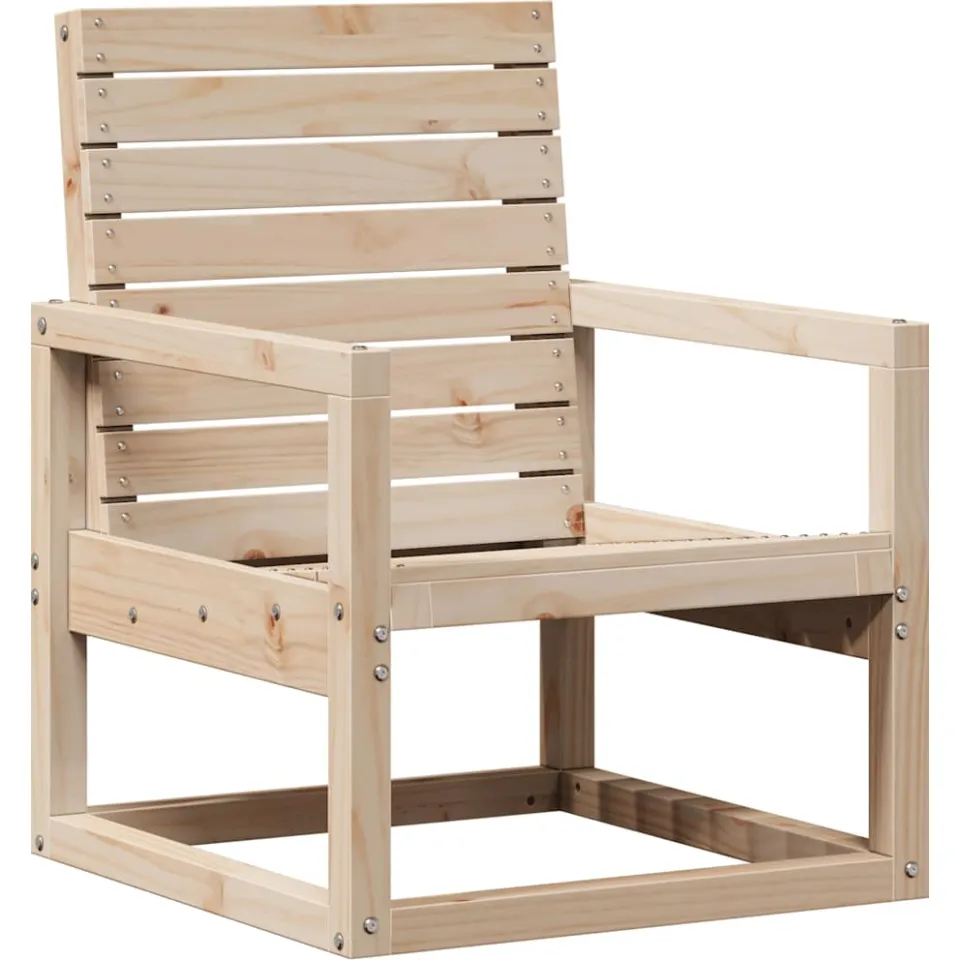 vidaXL 3-delige Loungeset massief grenenhout bruin, foto 3