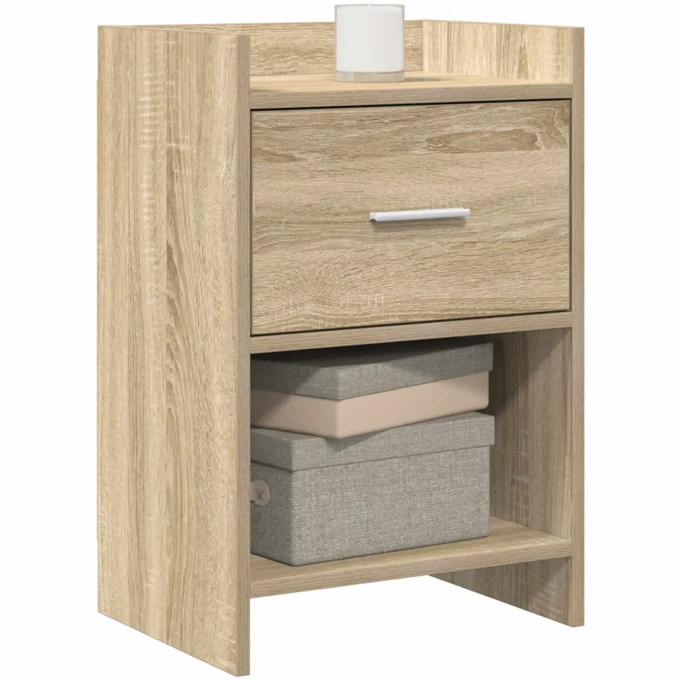 vidaXL Nachtkastjes Sonoma Eiken 40 x 30 x 60 cm Bewerkt hout