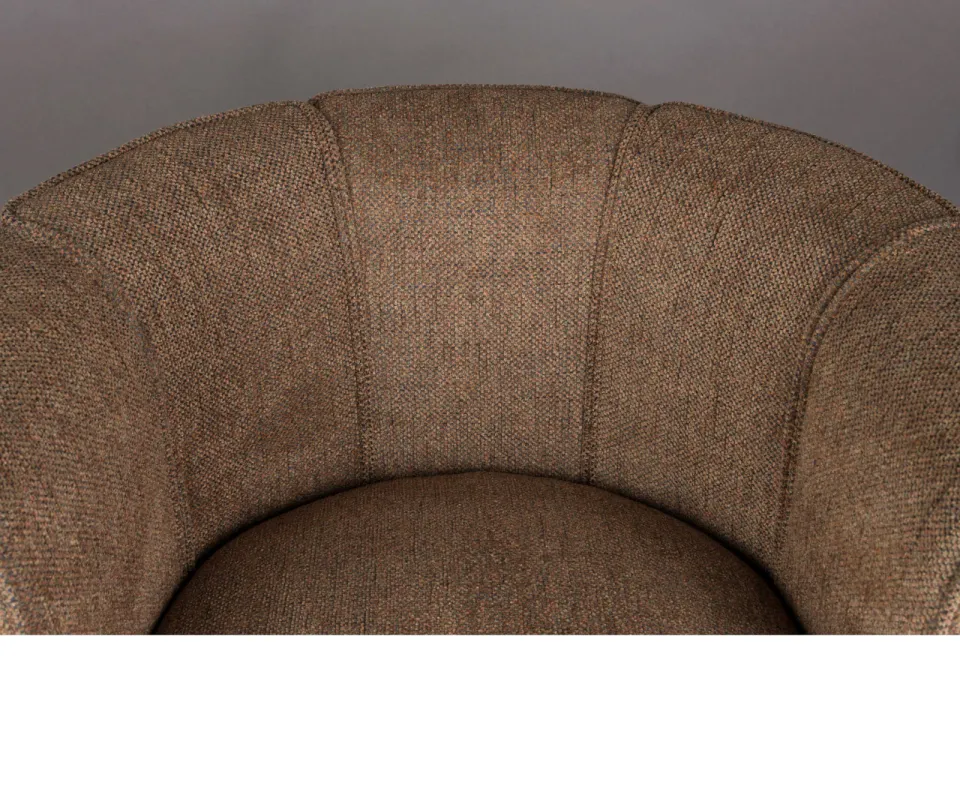 Dutchbone fauteuil Flower bruin, foto 8
