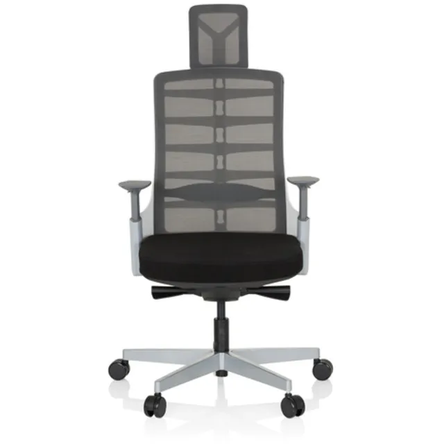 hjh office Bureaustoel KARIF netstof / stof wit HJH OFFICE Wit/Grijs/Zwart