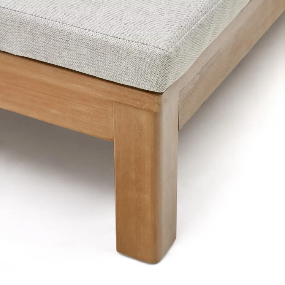 Kave Home Sonsaura 2-persoons ligbed eucalyptushout beige, foto 7