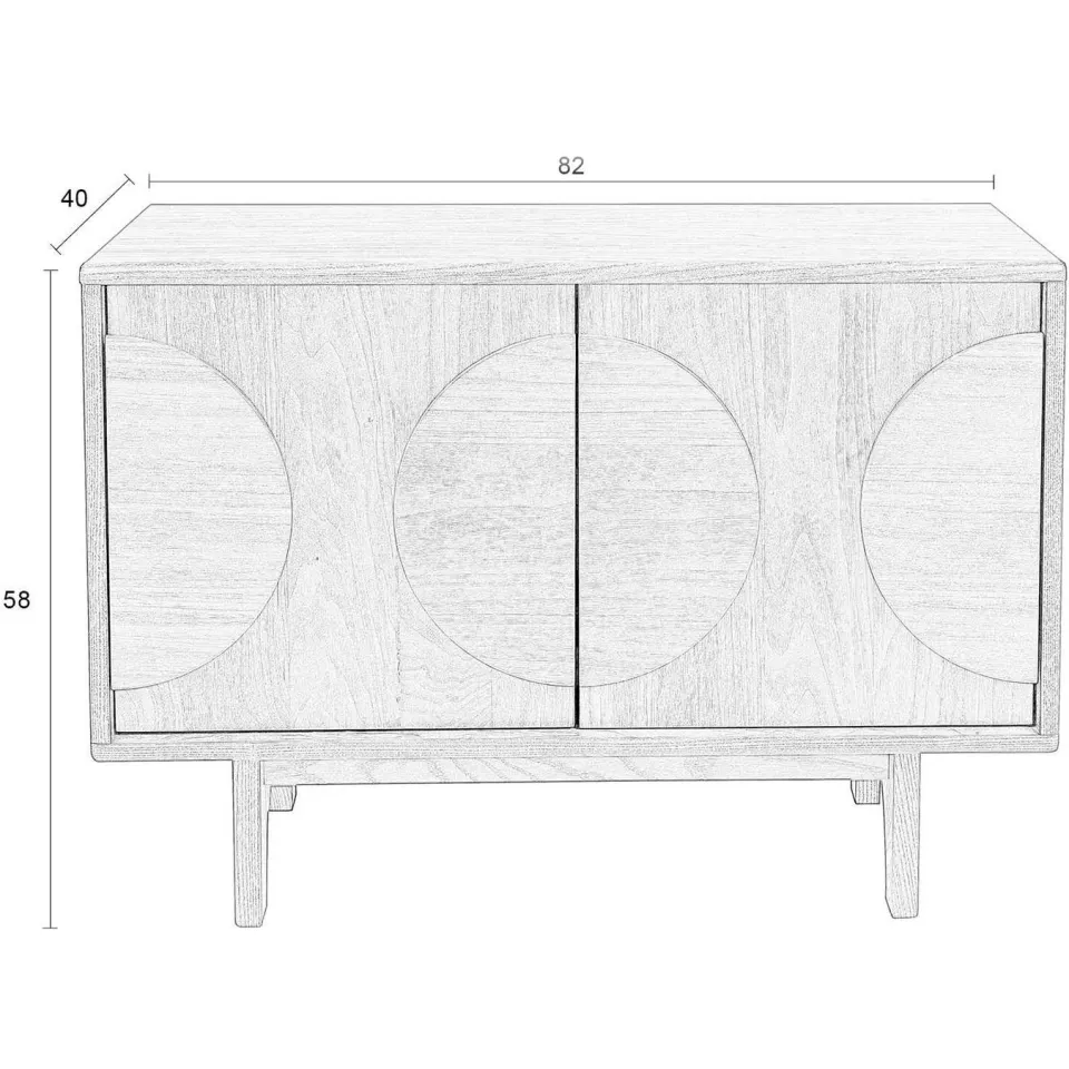 Zuiver Groove dressoir naturel, foto 4