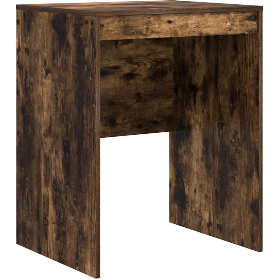 vidaXL Bureau Gerookt eiken 60 x 50 x 76 cm Bruin