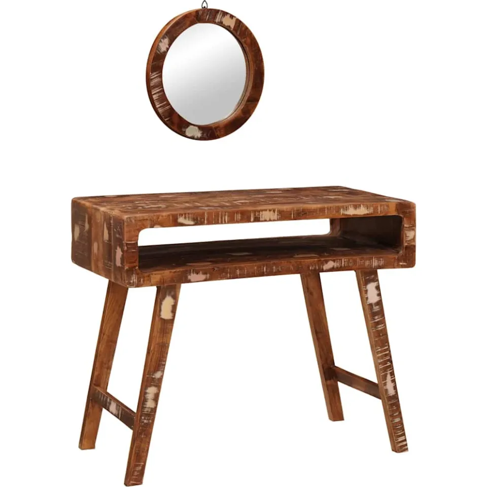 vidaXL Plafondtafel Bruin 90 x 76 x 45 cm Massief Gerecycled Hout
