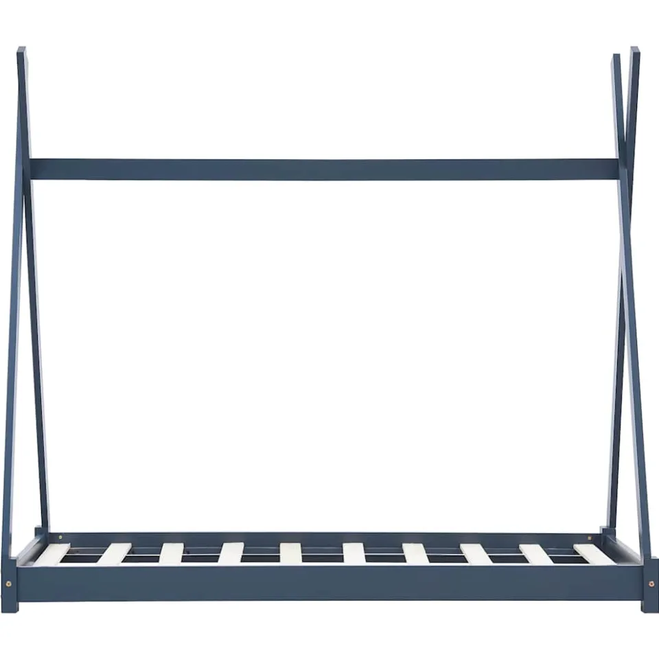vidaXL Kinderbedframe massief grenenhout grijs 80x160 cm, foto 3