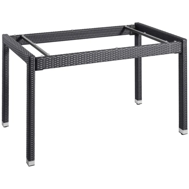 Vega Tafelframe Metropolitan; 130x80x75 cm (LxBxH); zwart; rechthoekig