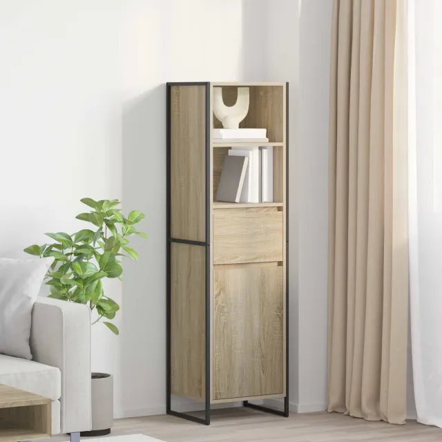 vidaXL Boekenkast Sonoma Eiken 43 x 36 x 150.5 cm Bewerkt hout, foto 2