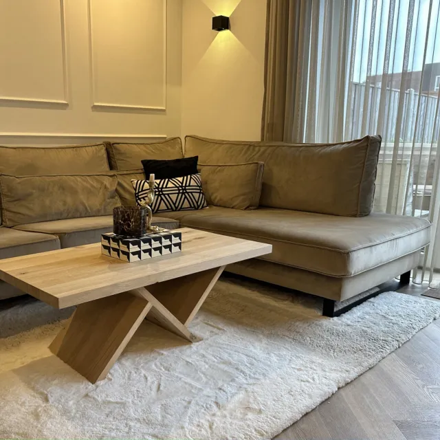 Eikenhouten salontafel Jent
