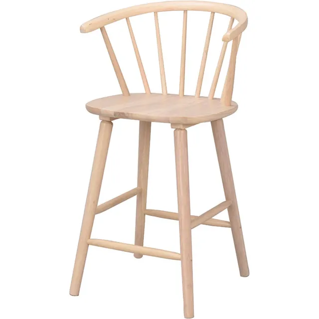 Rowico Home Carmen houten barkruk whitewash - 65 cm Whitewash hout
