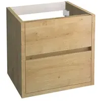 Allibert Wastafelonderkast Sense 60cm - Eik Arlington - Met 2 Lades - 60x55x46cm Hout eiken