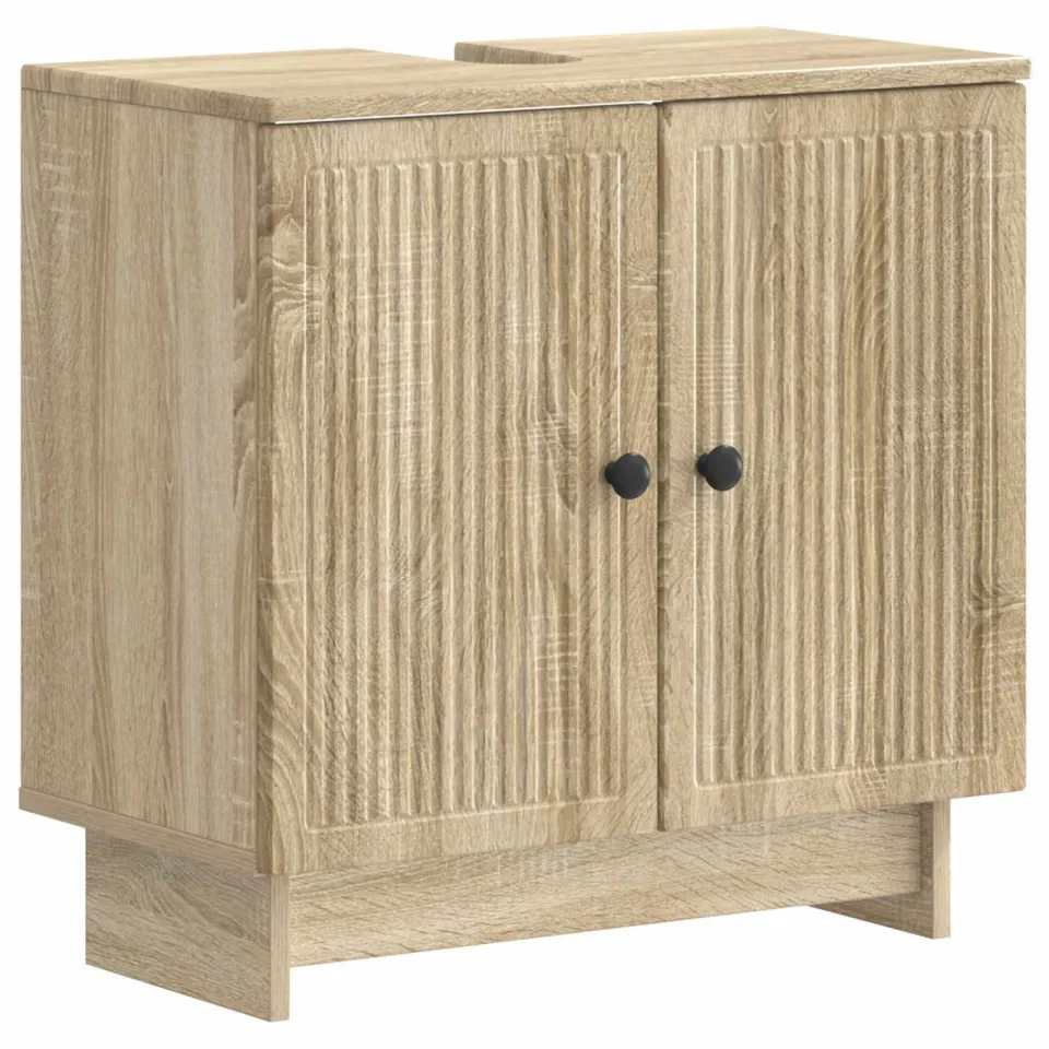 vidaXL Badkamer wastafelkast EDE Sonoma Eiken 59,5 x 31,5 x 59 cm, foto 3