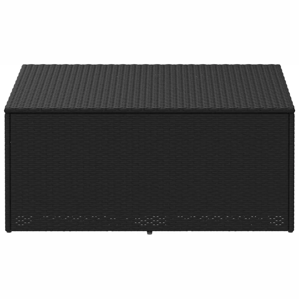 vidaXL Tuinbox Zwart 110x50x58 cm Poly Rattan