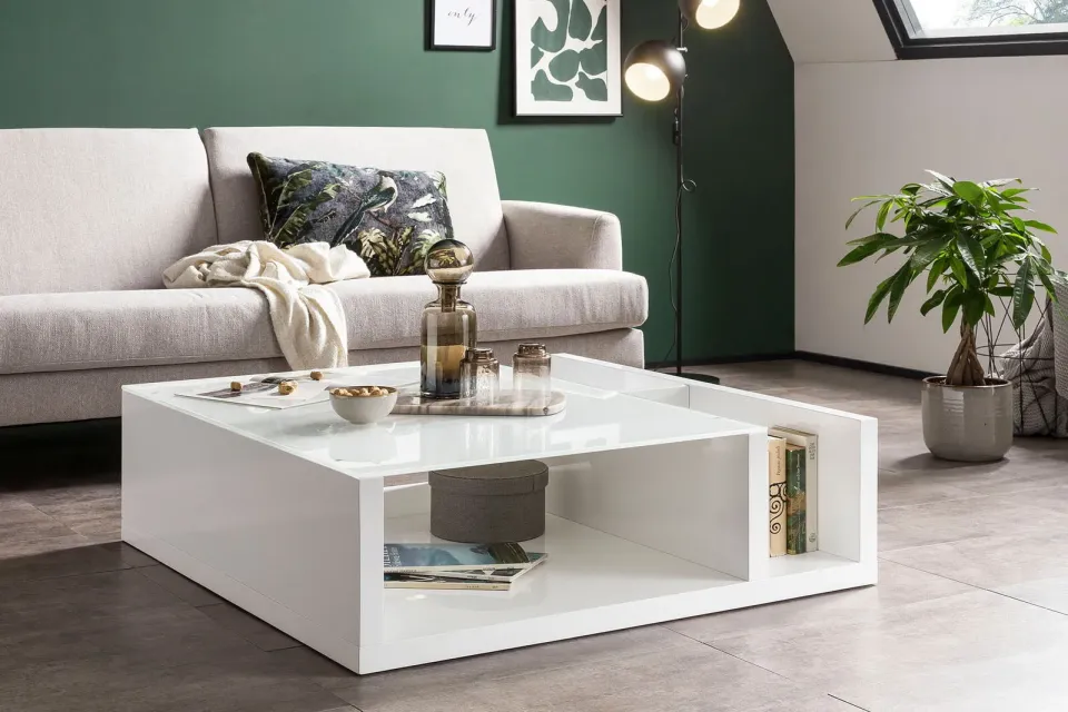 Salontafel Gemma wit, foto 3