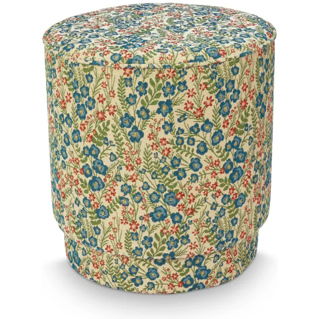 Pip Studio poef Poppy Blauw