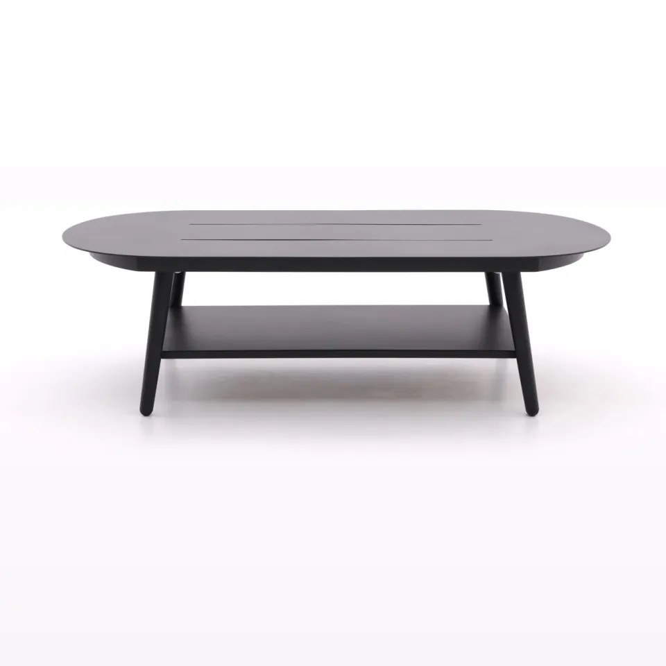 Bellagio tuinmeubelen Bellagio Valli lounge tuintafel 110x60x31cm grijs, foto 2
