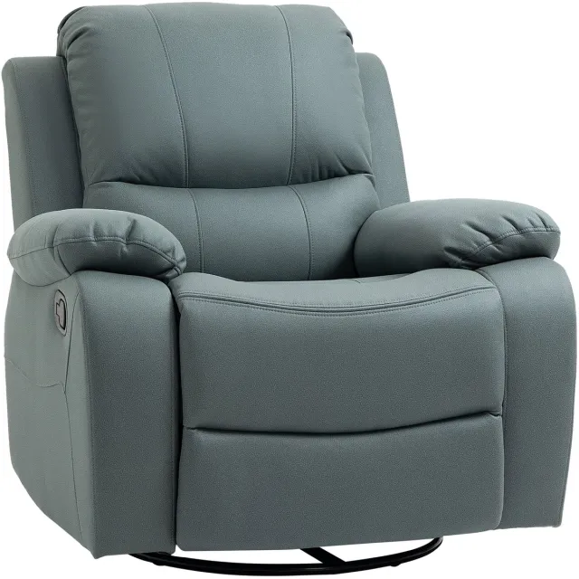 GranMaison Relaxfauteuil - Relaxzetel - Relaxstoel - Fauteuil - Stoel - Met armleuning - Voor één Persoon - Fluweel - Groen