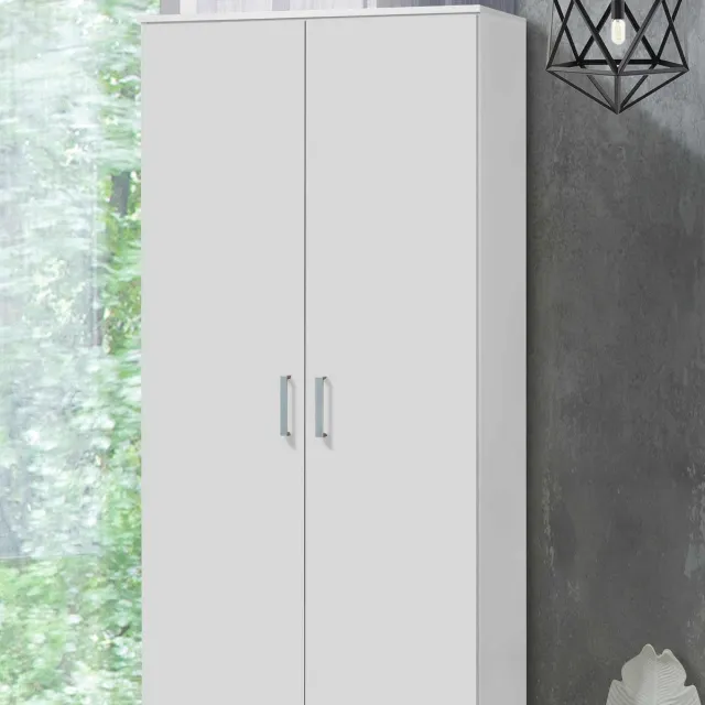 poldimar Kledingkast - 80 cm - Wit