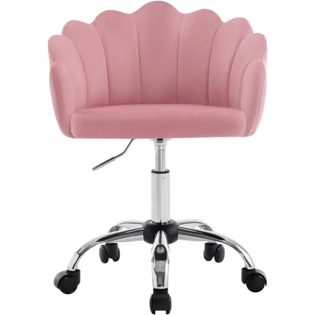 Thuys Kaptafel Stoel – Make Up Kruk – Krukje – 41cm x 38cm x 82cm – Roze