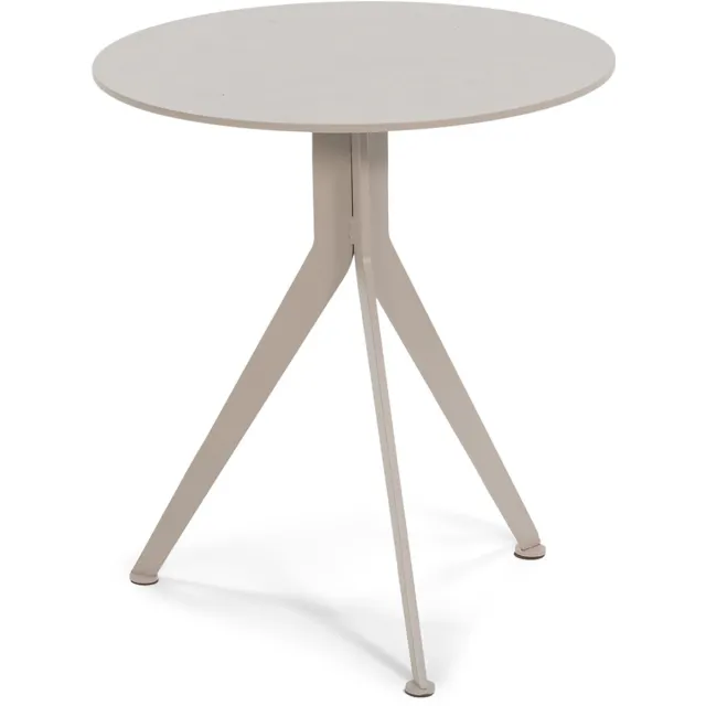 Spinder Design bijzettafel Daley Low - Silky Taupe - Ø 38 - Staal