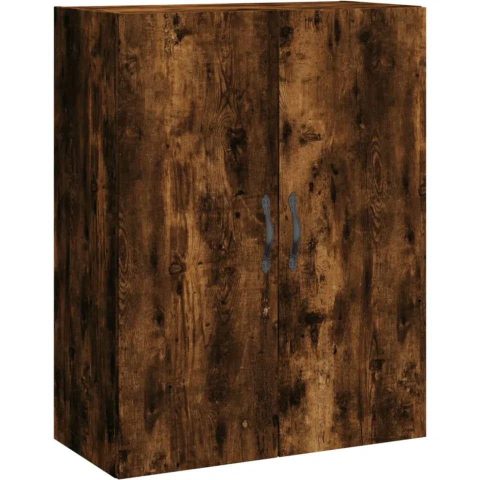 vidaXL Hangkasten 2 st bewerkt hout gerookt eikenkleurig, foto 4