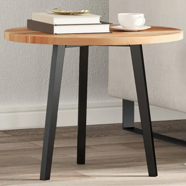 vidaXL Tafelblad rond Ø 50x2 cm massief acaciahout Bruin