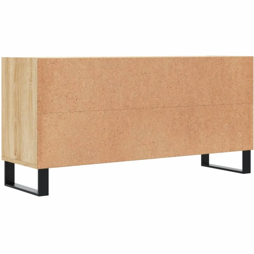 vidaXL Tv-meubel 103,5x30x50 cm bewerkt hout sonoma eikenkleurig, foto 4